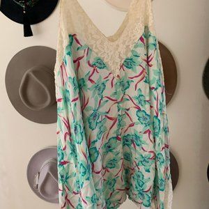 LF brand flower dress/swimsuit cover-up
